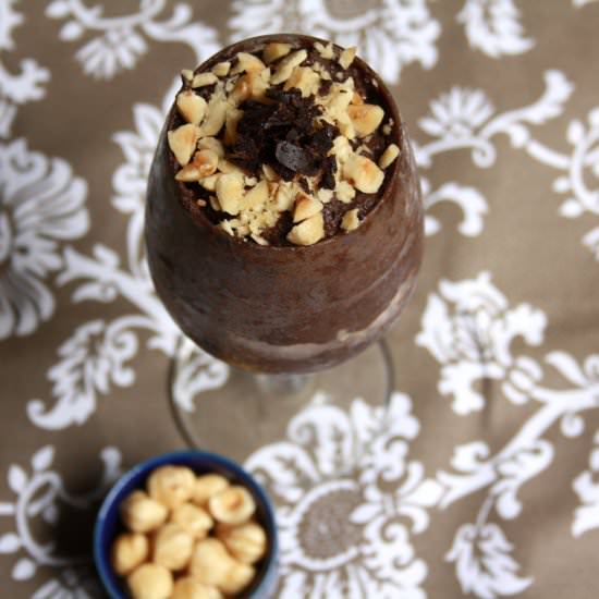 Eggless Chocolate Mousse - Recipe photo by The Desserted Girl