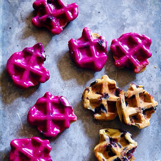 Blueberry Waffle Cookies - Recipe photo by BakersRoyale