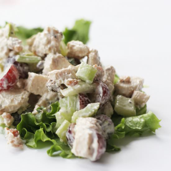 Simple Chicken Salad with Bacon - Recipe photo by homemadeginger