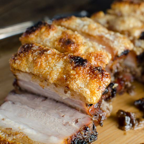 Maple Glazed Pork Belly - Recipe photo by The Endless Meal