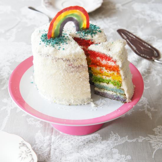 Rainbow Cake - Recipe photo by lesfriandsdlise