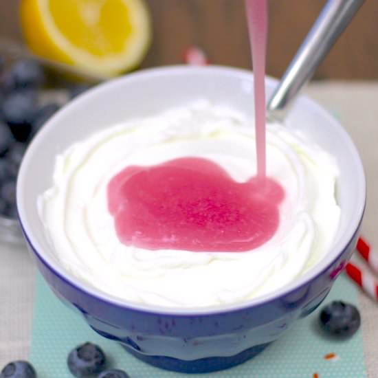 Easy Sugar Free Blueberry Syrup - Recipe photo by dessertswithbenefits