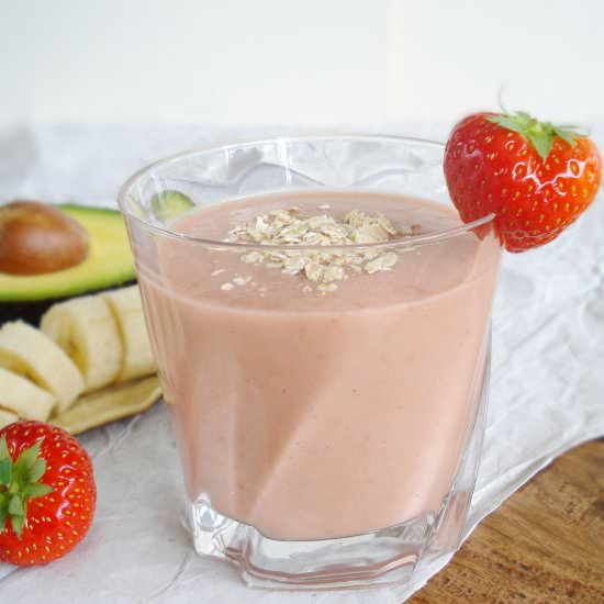 Healthy Strawberry Avocado Smoothie - Recipe photo by PerfectHousewife2b