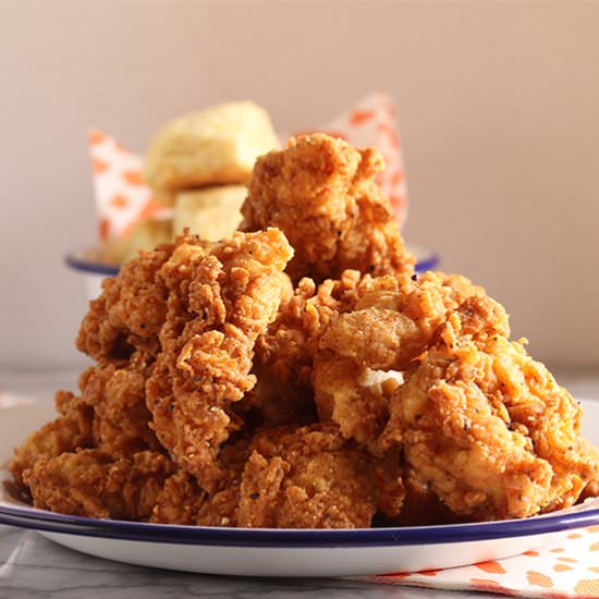 Rosemary Buttermilk Fried Chicken - Recipe photo by Made In Our Kitchen