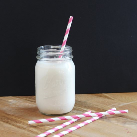 Homemade Almond Milk - Recipe photo by thesaltykitchen