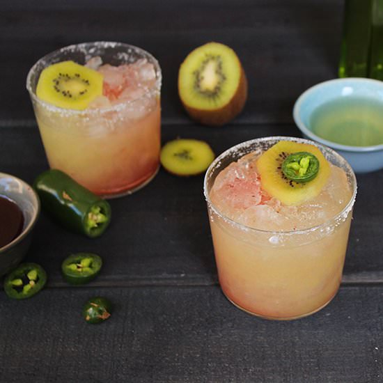 Kiwi Jalapeño Margarita - Recipe photo by calizona