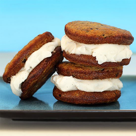 Dairy-Free Ice Cream Sandwiches - Recipe photo by Paleo Newbie