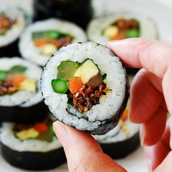 Gimbap – Korean Rice Rolls - Recipe photo by hyosunro