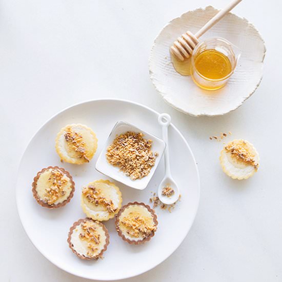 Frozen Peanut Butter & Honey Pies - Recipe photo by BakersRoyale