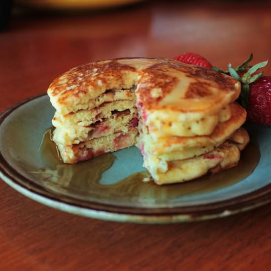 Strawberry Curry Pancakes - Recipe photo by food nasty