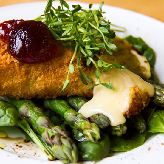Panko-crusted Fried Brie - Recipe photo by cagsmith