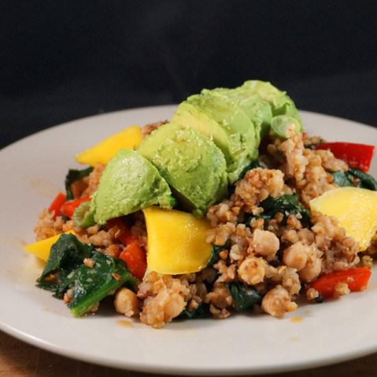 Kasha Buddha Bowl - Recipe photo by myinspiration.tv