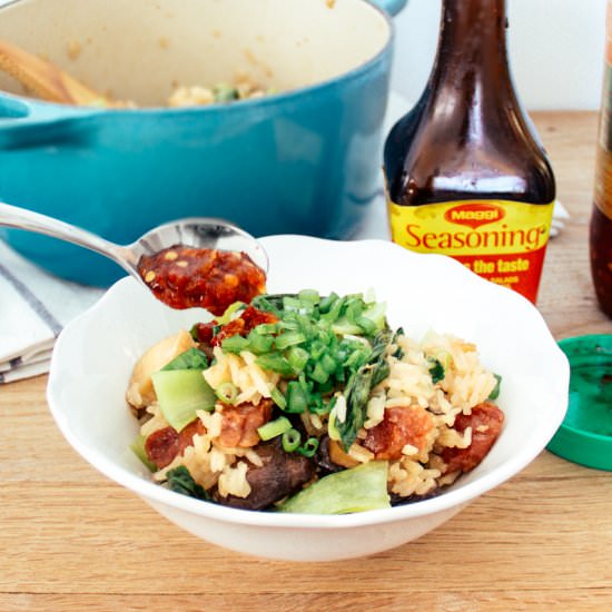 Clay Pot Chicken Rice - Recipe photo by baconeggcheesecake