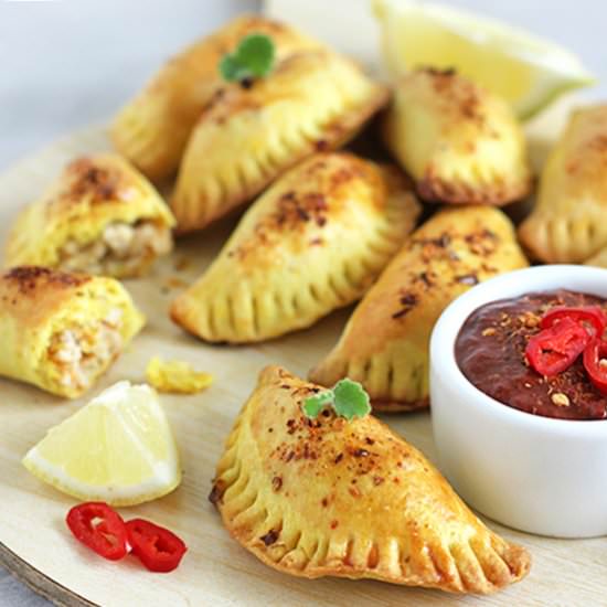 Baked Turkey Empanadas with Mole - Recipe photo by Tosia