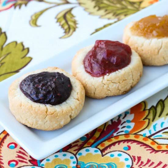 Jam-Filled Thumbprint Cookies - Recipe photo by DeliciousObsessions