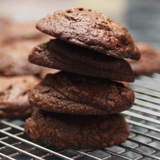 Double Chocolate Cookies - Recipe photo by speedingturtle