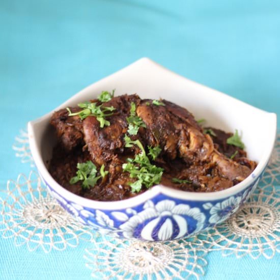 Kerala Chicken Roast - Recipe photo by Spicecounter