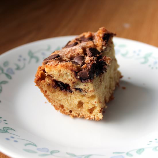 Chocolate Chip Sour Cream Coffee Ca - Recipe photo by chompingboard
