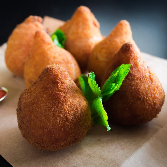 Coxinha-Brazilian Chicken Croquette - Recipe photo by Gastronomic Bong