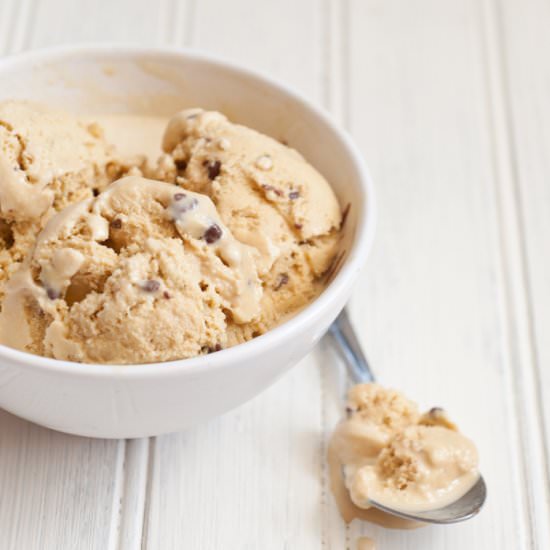 Nutella Swirl Ice Cream - Recipe photo by foodsofourlives
