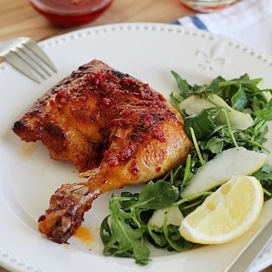 Portuguese Chicken - Recipe photo by ToFoodwithLove