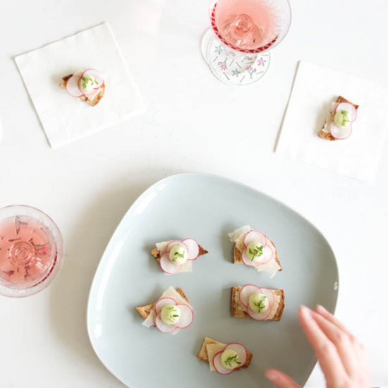 Spring Canapés - Recipe photo by deliciousfromscratch