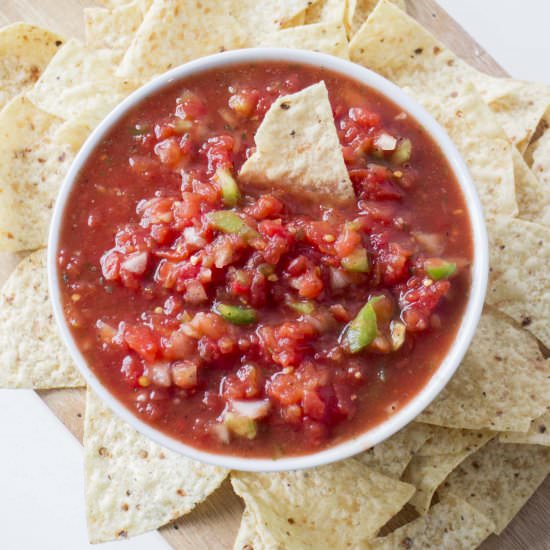 Diced Tomato Salsa - Recipe photo by pamelaz