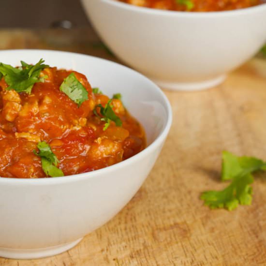 Paleo Pumpkin Chili - Recipe photo by avocadopesto