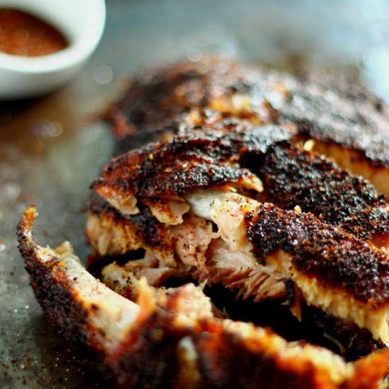 Coffee Chili Dry Rubbed Ribs - Recipe photo by strictlydelicious