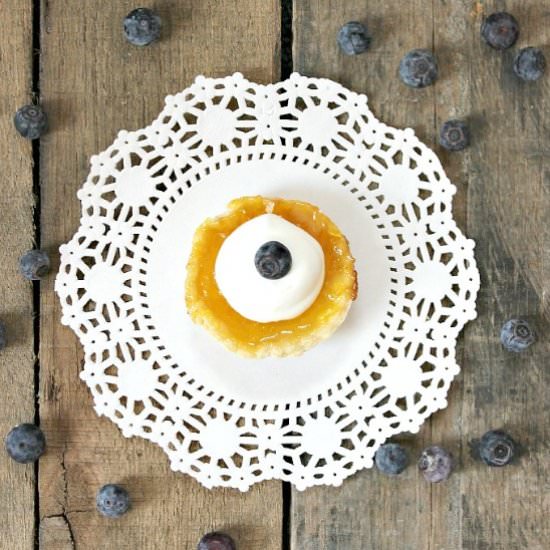 Mini Lemon Tarts - Recipe photo by Purely Katie