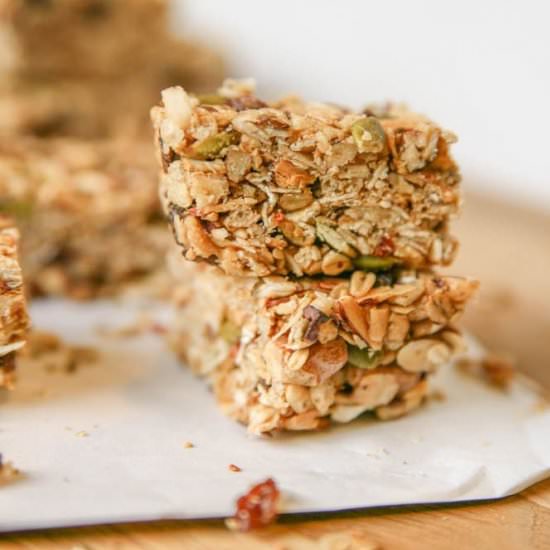 Fruit and Nut Granola Bars - Recipe photo by BourbonAndHoney