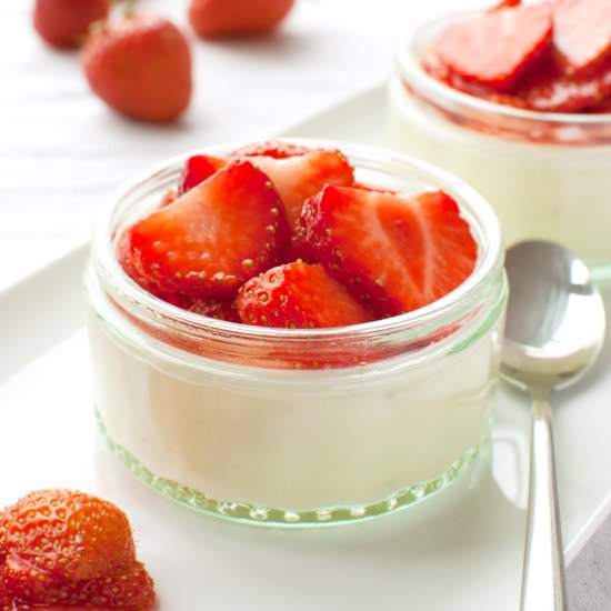 Buttermilk Panna Cotta - Recipe photo by thetoughcookie