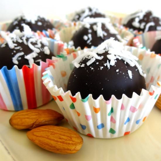 Coconut Almond Truffles - Recipe photo by PutOnYourCakePants