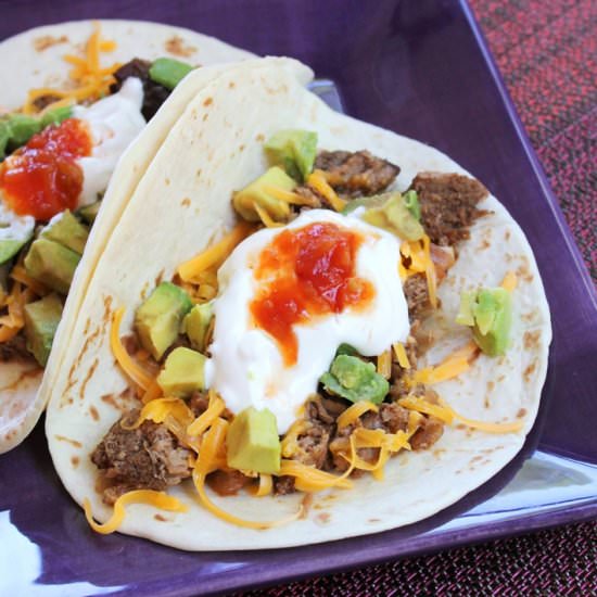 Slow Cooker Beef Tacos - Recipe photo by TheSpiffyCookie