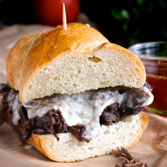 Under Pressure French Dips - Recipe photo by Confectionalism