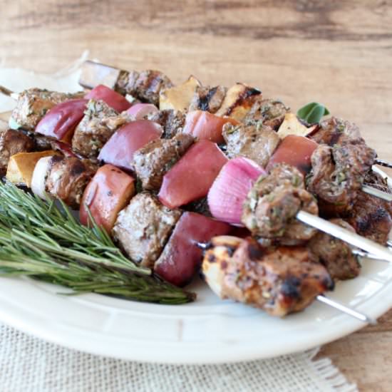 Rosemary Pork Tenderloin Skewers - Recipe photo by Whitney Bond