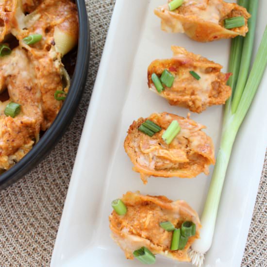 Buffalo Chicken Stuffed Shells - Recipe photo by Whitney Bond