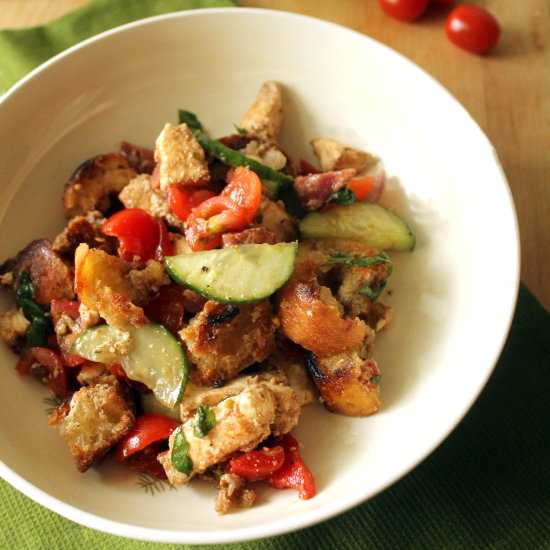 Panzanella Salad - Recipe photo by femmefraiche