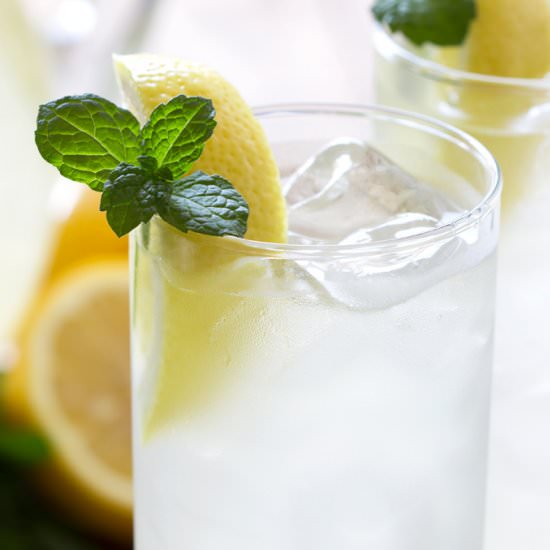 Mint Lemonade - Recipe photo by cupofzest