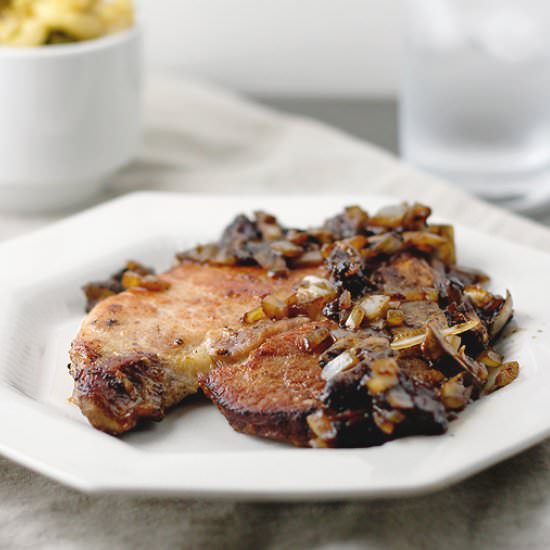 Date Night Pork Chops - Recipe photo by sew lets cook
