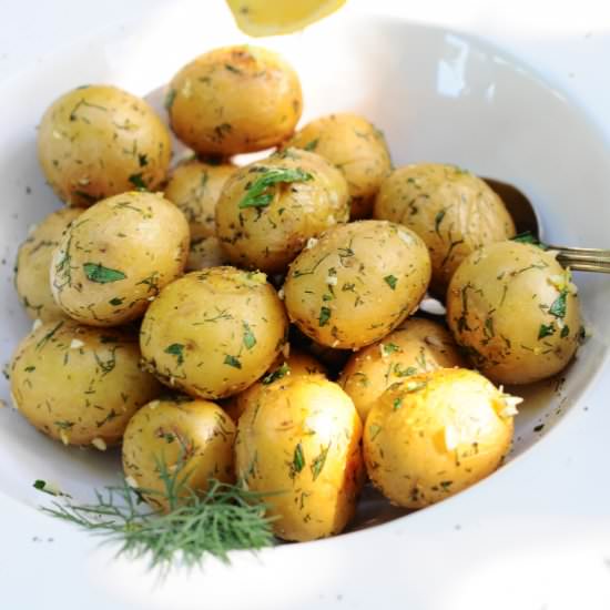 Lemon & Dill Tiny Taters - Recipe photo by theminiaturemoose