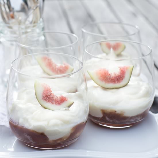 White Chocolate Yoghurt Pots - Recipe photo by simmerandboyle