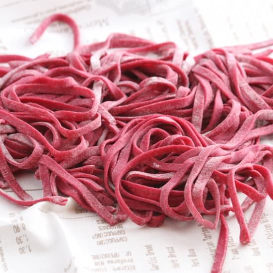 Beetroot Tagliatelle - Recipe photo by kalejdoskoprenaty