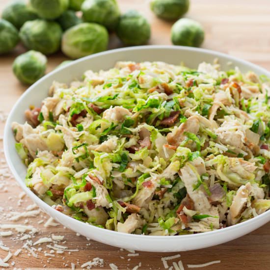 Bacon Brussels Sprout Salad - Recipe photo by That Oven Feelin