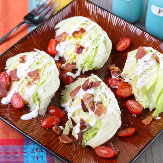 Classic Wedge Salad - Recipe photo by garnishwithlemon