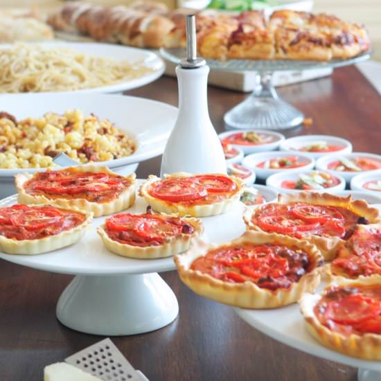Italian Buffet with Time Table - Recipe photo by Andrea Janssen