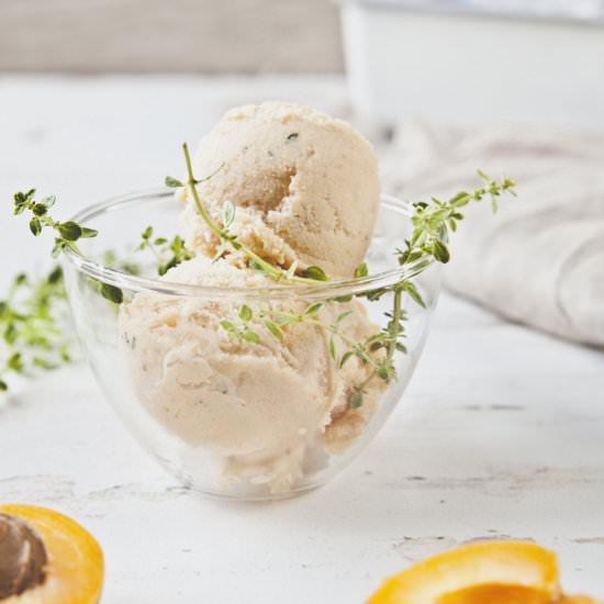 Peach & Apricot Ice Cream - Recipe photo by passthefood