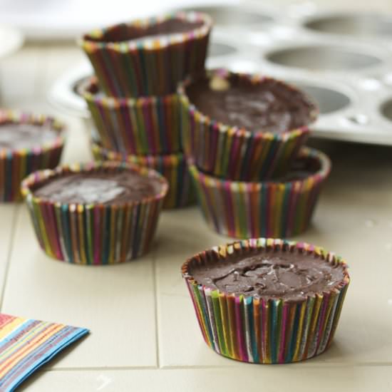 Chocolate PB Ice Cream Cups - Recipe photo by thewacovegan