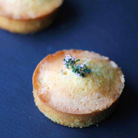Sticky Lemon Thyme Cakes - Recipe photo by pipnlittleblue