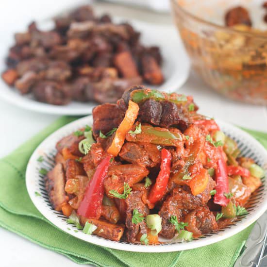 Gizdodo Fried Plantains and Gizzard - Recipe photo by Immaculatebites